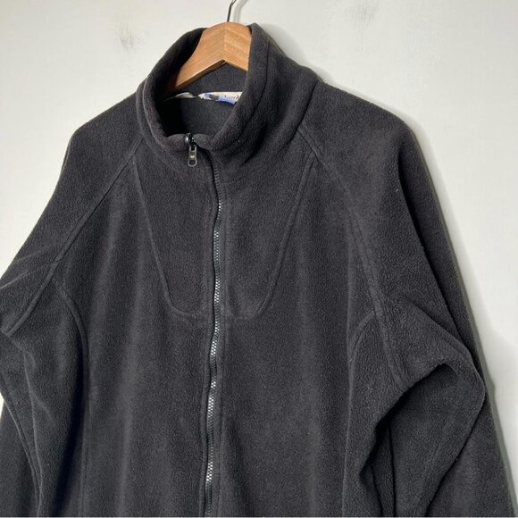 Columbia Womens Size Medium Black Fleece Full Zip Jacket Sweater Layer Outdoor - Picture 8 of 11